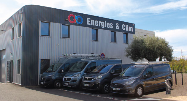 Showroom Energies & Clim, société de climatisation sur Valergues (Lunel)