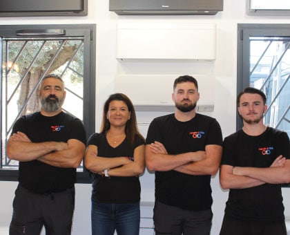 L'équipe Energies & Clim - Entreprise de climatisation sur Monptellier, Lunel et Nîmes